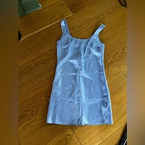 Abercrombie & Fitch Light Blue Satin Chemise